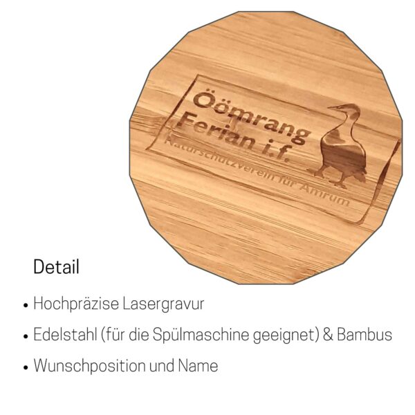 Detail personalisierte Lunchbox mit Logo 1
