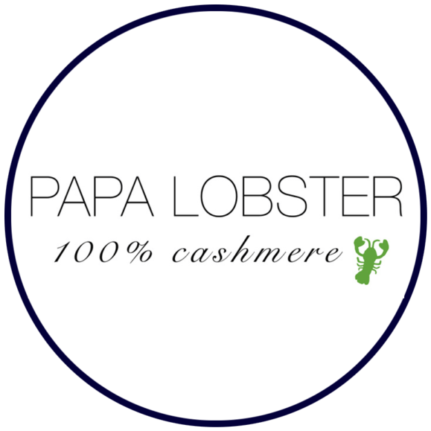Papa Lobster Cashmere Kleidung Logo