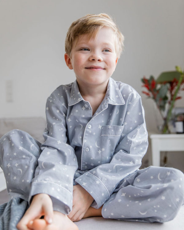 Jungen Pyjama Sterne Flanell von 2